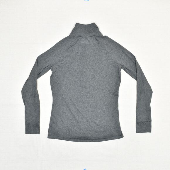 Under Armour Women's 1/4 Zip Pullover Sweatshirt Polyester Gray S Semi Fitted - Picture 3 of 8